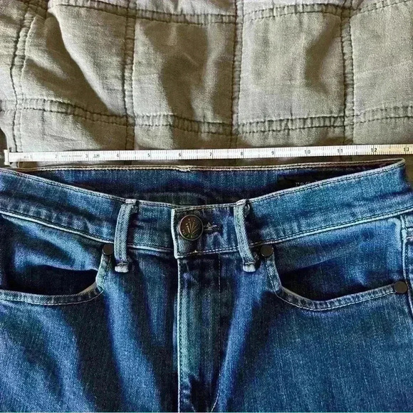 Rag & Bone Heritage Slim Fit High Rise Cigarette Vintage Jean in Dark Paz - Picture 7 of 11